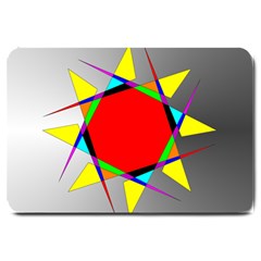 Star Large Door Mat by Siebenhuehner