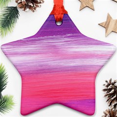 Abstract In Pink & Purple Star Ornament by StuffOrSomething