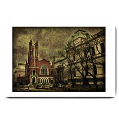 Dark Citiy Large Door Mat by dflcprints