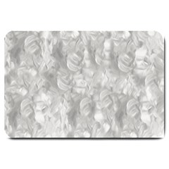 Abstract In Silver Large Door Mat by StuffOrSomething