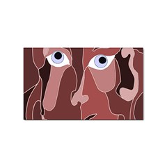 Abstract God Lilac Sticker (rectangle)