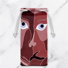 Abstract God Lilac Jewelry Bag by AlfredFoxArt