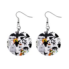 Halloween Mashup Mini Button Earrings