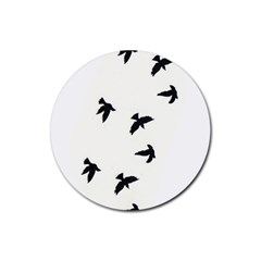 Waterproof Temporary Tattoo -----three Birds Drink Coaster (round) by zaasim
