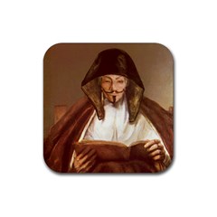Anonymous Reading Drink Coaster (square) by AnonMart