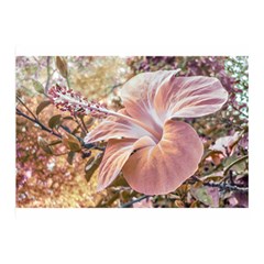 Fantasy Colors Hibiscus Flower Digital Photography Double Sided Flano Blanket (mini) by dflcprints