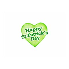 Happy St Patricks Day Design Double Sided Flano Blanket (mini) by dflcprints