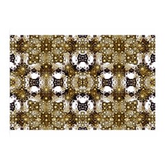 Baroque Ornament Pattern Print Double Sided Flano Blanket (mini) by dflcprints