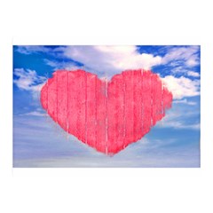 Pop Art Style Love Concept Double Sided Flano Blanket (mini) by dflcprints