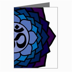 Ohm Lotus 01 Greeting Card