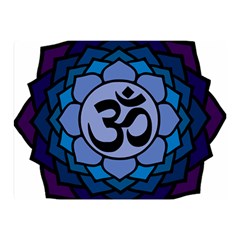 Ohm Lotus 01 Double Sided Flano Blanket (mini) by oddzodd