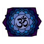 Ohm Lotus 01 Double Sided Flano Blanket (Mini) 35 x27  Blanket Front