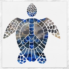 Peace Turtle Canvas 12  X 12  (unframed) by oddzodd