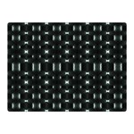 Futuristic Dark Hexagonal Grid Pattern Design Double Sided Flano Blanket (Mini) 35 x27  Blanket Back
