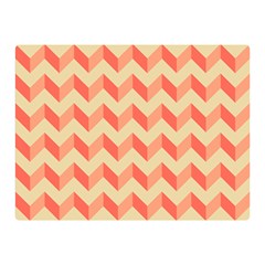 Modern Retro Chevron Patchwork Pattern Double Sided Flano Blanket (mini) by GardenOfOphir