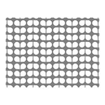 Gray And White Leaf Pattern Double Sided Flano Blanket (Mini) 35 x27  Blanket Back