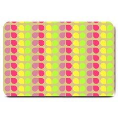 Colorful Leaf Pattern Large Door Mat by GardenOfOphir