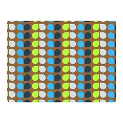 Colorful Leaf Pattern Double Sided Flano Blanket (mini) by GardenOfOphir