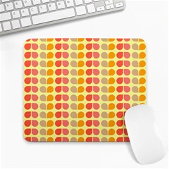 Colorful Leaf Pattern Large Mouse Pad (rectangle) by GardenOfOphir