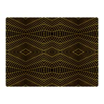 Futuristic Geometric Design Double Sided Flano Blanket (Mini) 35 x27  Blanket Back