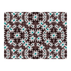 Modern Floral Geometric Pattern Double Sided Flano Blanket (mini) by dflcprints
