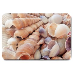 Seashells 3000 4000 Large Door Mat by yoursparklingshop