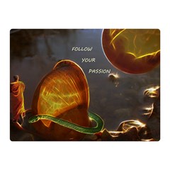 Follow Your Passion Double Sided Flano Blanket (mini) by lucia