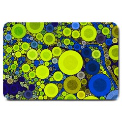 Polka Dot Retro Pattern Large Door Mat by OCDesignss