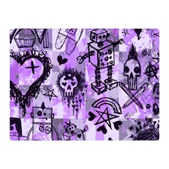Purple Scene Kid Sketches Double Sided Flano Blanket (mini) by ArtistRoseanneJones