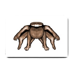 Fantasty Dark Alien Monster Small Door Mat by dflcprints