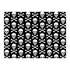 Skull And Crossbones Pattern Double Sided Flano Blanket (mini) by ArtistRoseanneJones