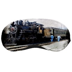 The Steam Train Sleep Eye Mask by AkaBArt