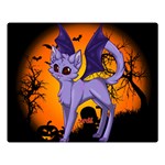Seruki Vampire Kitty Cat Double Sided Flano Blanket (Large)  Blanket Back