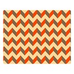 Modern Retro Chevron Patchwork Pattern  Double Sided Flano Blanket (Large)  Blanket Back