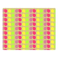 Colorful Leaf Pattern Double Sided Flano Blanket (large)  by GardenOfOphir