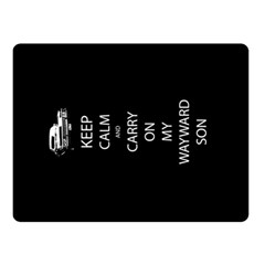 Carry On Centered Double Sided Fleece Blanket (small) by TheFandomWard