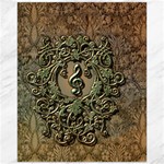 Elegant Clef With Floral Elements On A Background With Damasks Canvas 16  x 20  