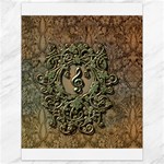 Elegant Clef With Floral Elements On A Background With Damasks Canvas 18  x 24  