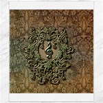 Elegant Clef With Floral Elements On A Background With Damasks Canvas 20  x 24  