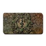Elegant Clef With Floral Elements On A Background With Damasks Medium Bar Mats
