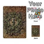 Elegant Clef With Floral Elements On A Background With Damasks Multi-purpose Cards (Rectangle)  Front 36