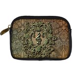 Elegant Clef With Floral Elements On A Background With Damasks Digital Camera Cases