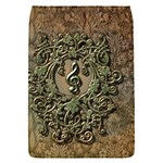 Elegant Clef With Floral Elements On A Background With Damasks Flap Covers (S) 