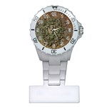 Elegant Clef With Floral Elements On A Background With Damasks Nurses Watches