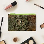 Elegant Clef With Floral Elements On A Background With Damasks Cosmetic Bag (XS)
