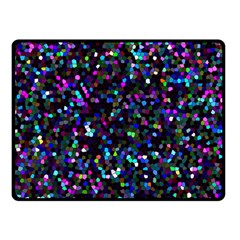 Glitter 1 Double Sided Fleece Blanket (small)  by MedusArt