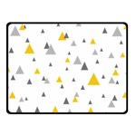 Pastel Random Triangles Modern Pattern Double Sided Fleece Blanket (Small)  45 x34  Blanket Front