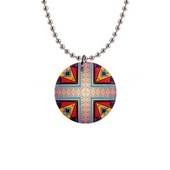 Cross And Other Shapes 1  Button Necklace