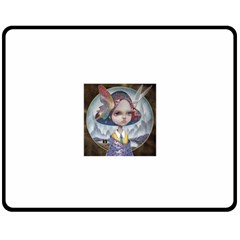 World Peace Fleece Blanket (medium)  by YOSUKE
