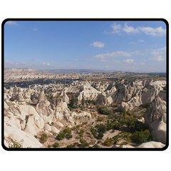 Cappadocia 3 Double Sided Fleece Blanket (medium)  by trendistuff